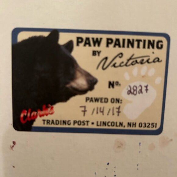 Post Bear Paw Painting  Animals‎ Lincoln NH - Picture 2 of 12